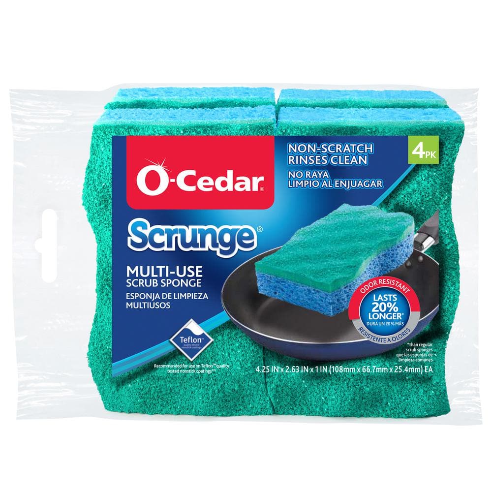4-Pack O-Cedar Multi-Use No Scratch Scrunge 