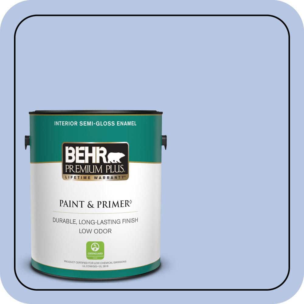 1 gal. #590A-3 Beautiful Dream Semi-Gloss Enamel Low Odor Interior Paint & Primer price history on PriceWatchPro