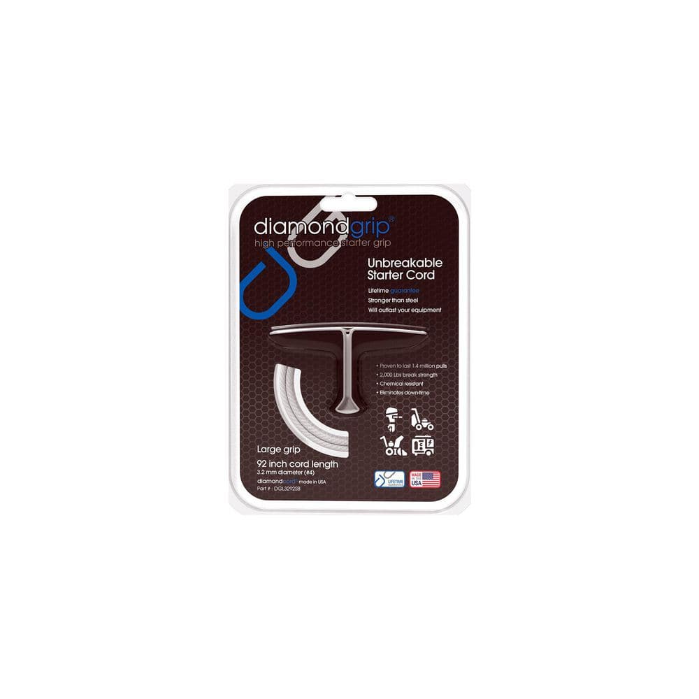 Large Grip with 92 in by 3.2 mm Unbreakable Gas Engine Pull Starter Recoil Replacement Cord Kit with Silver & Black Grip price history on PriceWatchPro