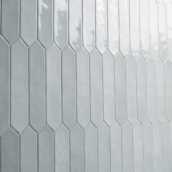 MSI Lakeview Sky Picket 2.5 in. x 13 in. Glossy Ceramic Wall Tile