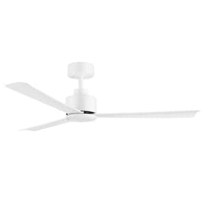 Addison 52 in. Indoor 6 Speeds White Ceiling Fan with Remote Control and Downrod Included