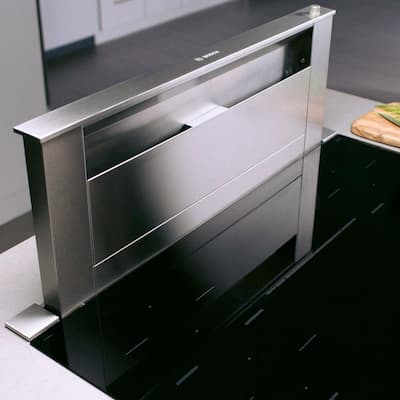 800 Series 30 in. Telescopic Downdraft System in Stainless Steel, Blower Sold Separately