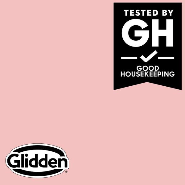 Glidden Premium 1 gal. Silver Strawberry PPG1187-3 Satin Interior Latex Paint