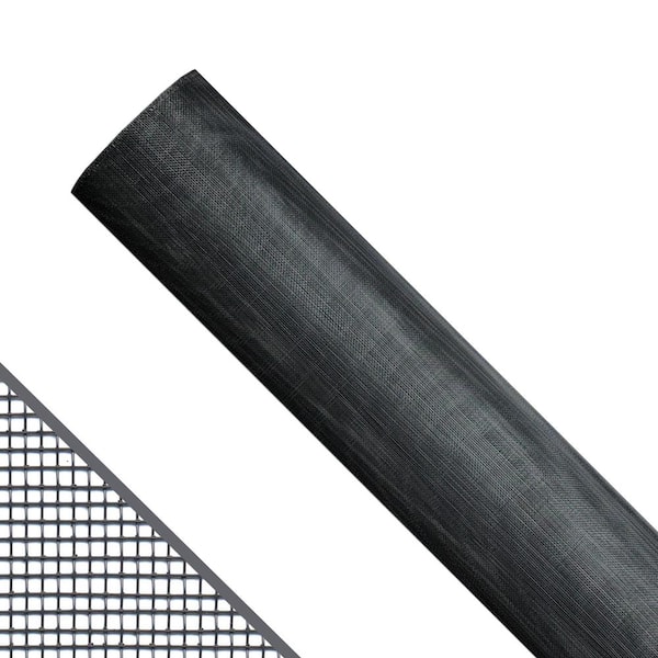Saint-Gobain ADFORS 48 in. x 100 ft. Charcoal Aluminum Screen Roll for Windows and Door