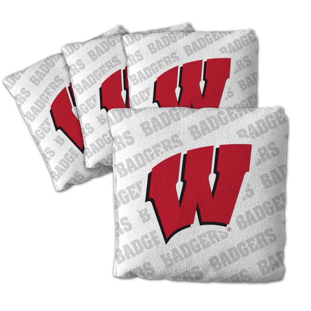 Wisconsin Badgers White Bean Bags 4pk price history on PriceWatchPro