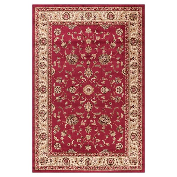 Concord Global Trading Jewel Marash Red 4 ft. x 6 ft. Area Rug