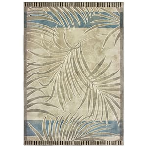 Panama Jack Original Palm Natural 5 ft. 3 in. x 7 ft. 2 in. Area Rug