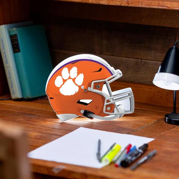 Evergreen Clemson University LED Lighted Sign Tangerine