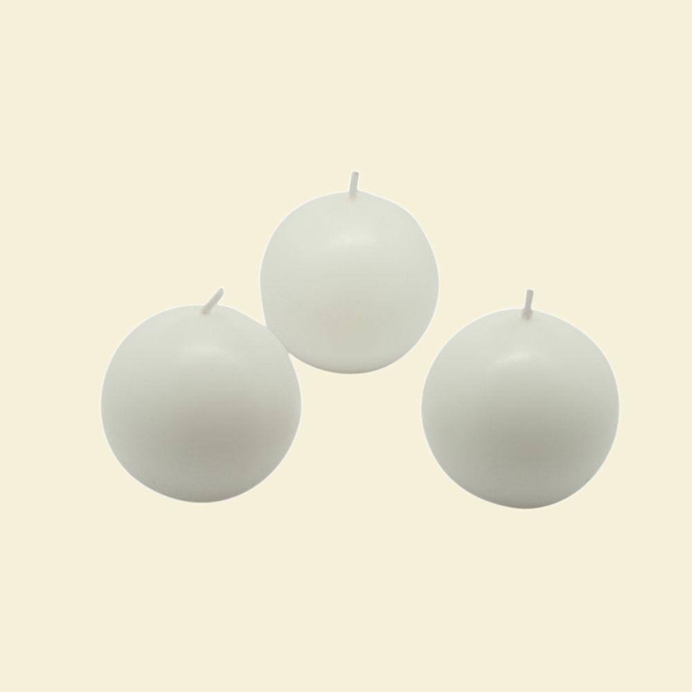 UPC 685024158601 product image for Zest Candle 2 in. White Ball Candles (Box of 12) | upcitemdb.com