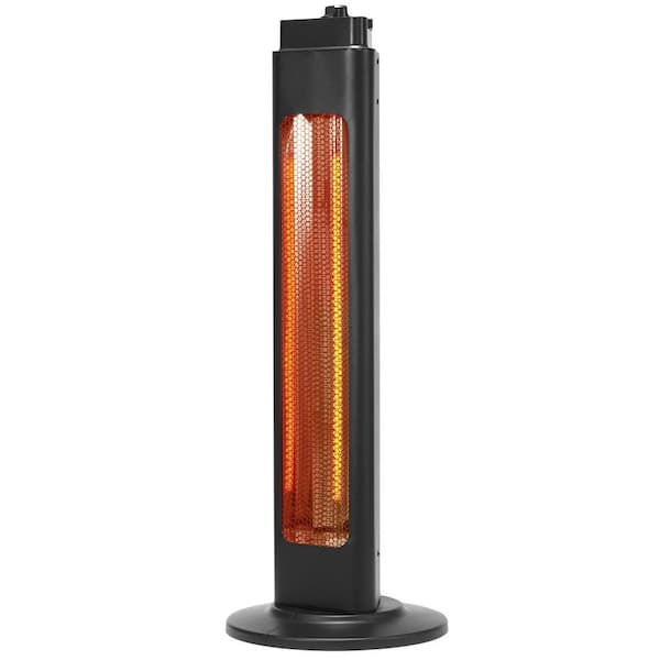 Infrared Heater, 1500W Oscillation Utility  Convection Electric Space Heater, Patio Heater w/ 2 Speeds & Timer, Outdoor
