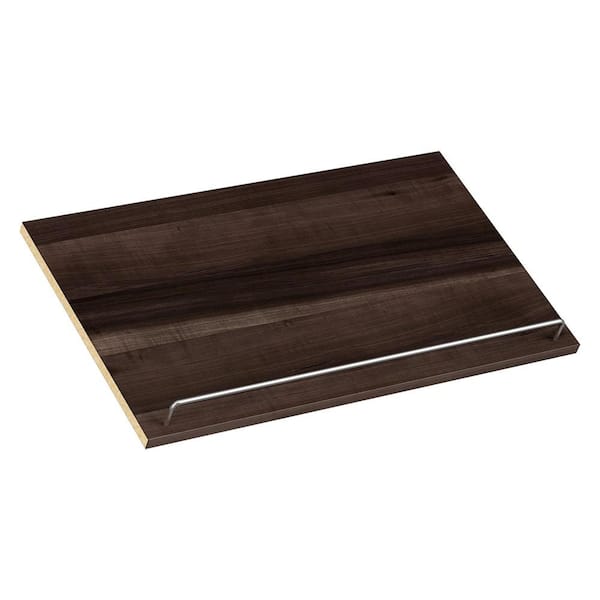 ClosetMaid Style+ Modern Walnut Shoe Shelf Kit for 25 in. W Style+ Tower (2-Pack)