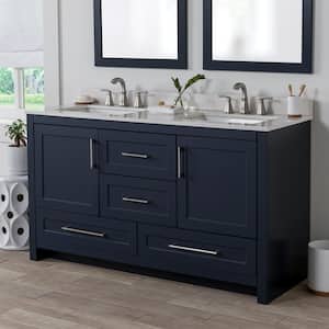 Craye 60 in. W x 22 in. D x 34 in. H Bath Vanity Cabinet without Top in Deep Blue