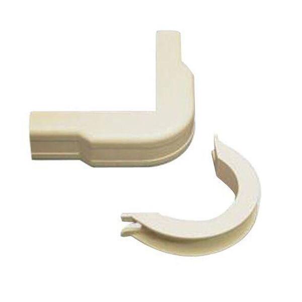 ICC 1-1/4 in. Outside Corner and Base - Ivory