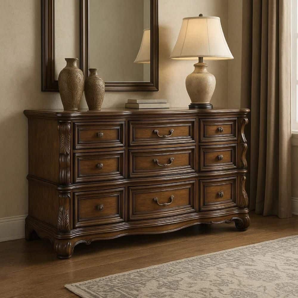 Drawer別注 J&amp;M DAVIDSON レオパード 903-br31 Liberty Furniture Lakeside Haven 6 Drawer Dresser