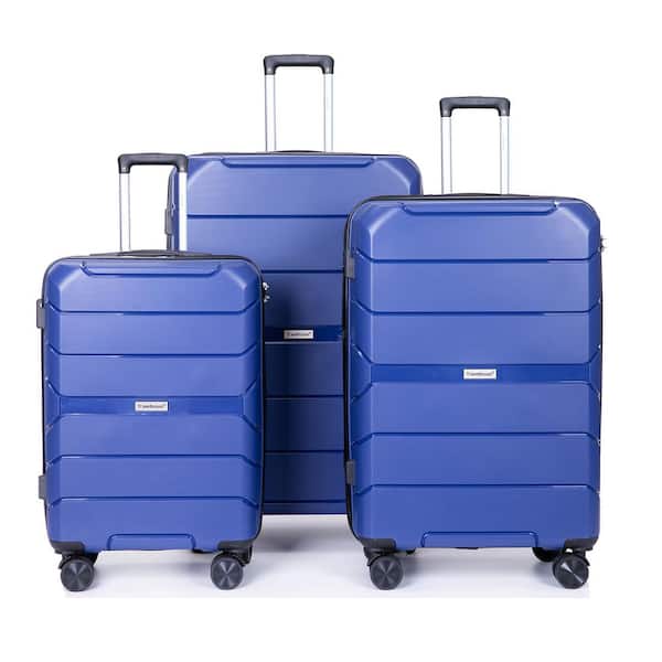 1pc Blue Large-capacity Triple Section With Cover Portable
