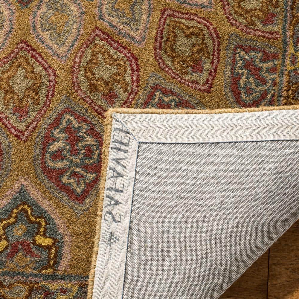 Heritage Light Brown and Grey Hand-Tufted Wool Area Rug
