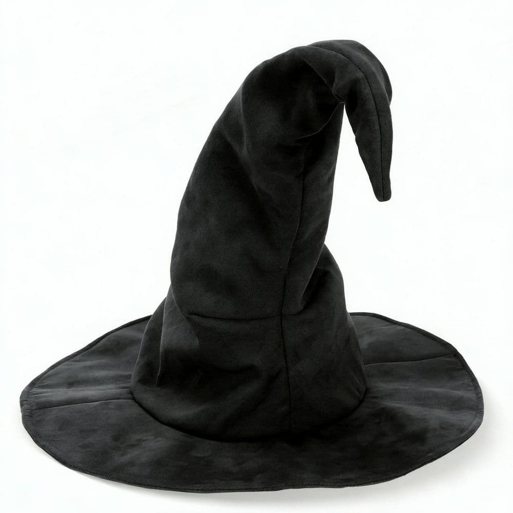 Shapeable Wide Brim Polyester Witch Wizard Hat, Foldable Halloween Cosplay Costume Accessory price history on PriceWatchPro