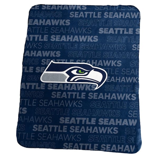 logobrands Seattle Seahawks Multi-Colored Classic Fleece Throw