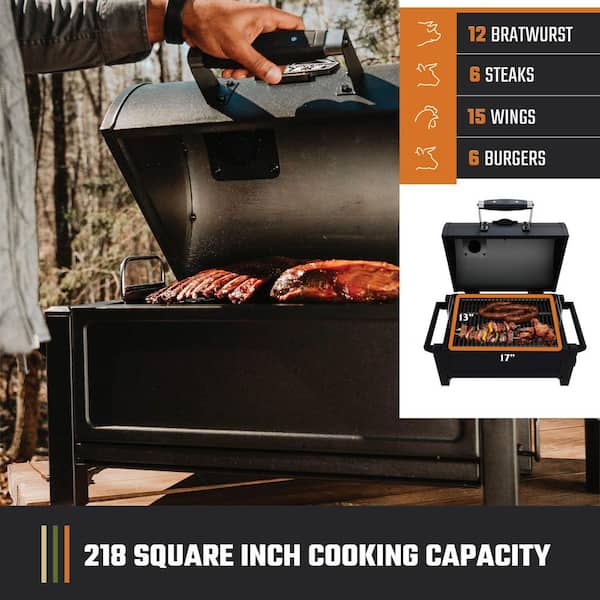 OKLAHOMA JOE'S Rambler Portable Charcoal Grill with 218 sq. in