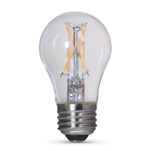Feit Electric 25-Watt Soft White (2700K) S11 Intermediate E17 Base Dimmable  Incandescent Light Bulb (2-Pack) BP25S11N/2/HDRP - The Home Depot