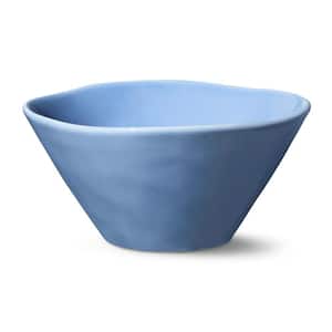 Cloudy Sky Set of 4 22 fl. oz. Blue Stoneware Ice Cream Bowl 6.25 in. x 3.25 in.