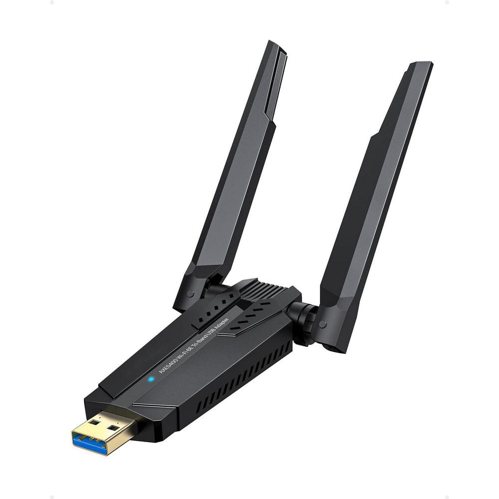 Yichuhaoxi WiFi 6E USB Adapter Network Adapter Black 1-Pack