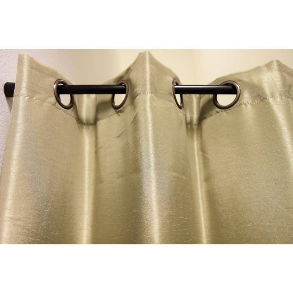 Adjustable Black Steel Tension Rod 48-84 Inches