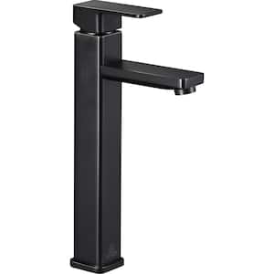 Nettuno Single Handle Rhino Alloy Certified Brass Rust-Resistant Bathroom Vessel Sink Faucet in Oil Rubbed Bronze Finish