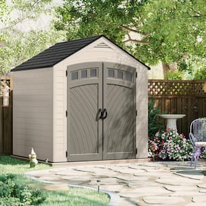 Vista 7 ft. W x 7 ft. D Plastic Shed (50 sq. ft.)