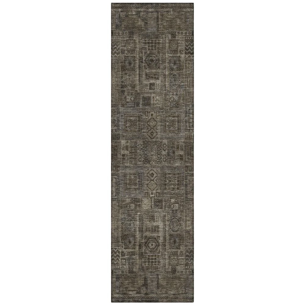 Chantille Machine Washable Indoor/Outdoor Abstract ACN2805 Granite 2 ft. x 7 ft. Runner Rug price history on PriceWatchPro