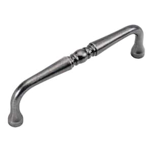 Williamsburg Collection Pull 4 in. (102mm) Center to Center Black Nickel Vibed Finish Zinc Bar Pull (1-Pack )