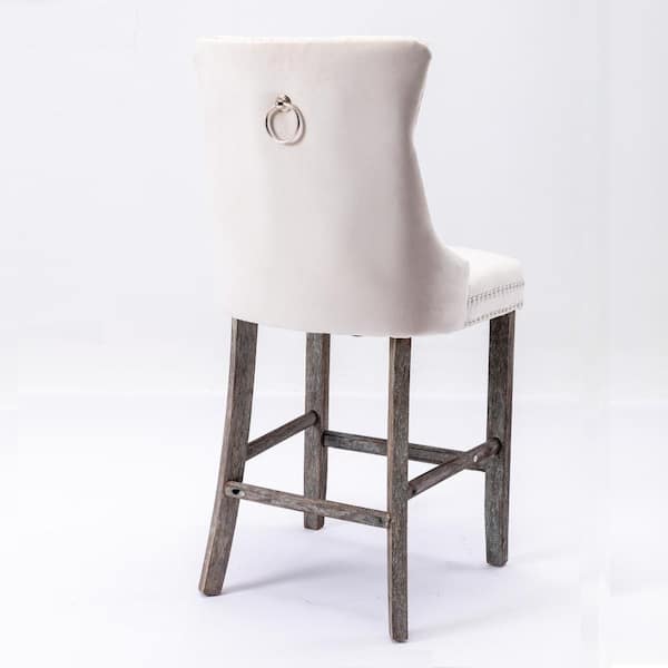 Studded bar stools online with knocker