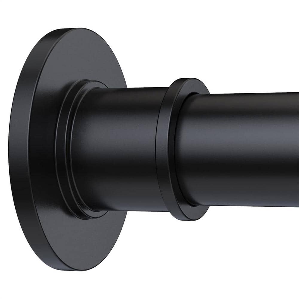 43 in. Tension Mounted Stainless Steel Adjustable Heavy Duty Spring Bathroo