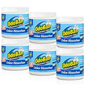 14 oz. Fresh Linen Solid Odor Absorber Odor Eliminator for Smoke Odor and Musty Smell in Home Bathroom Pet Area (6-Pack)