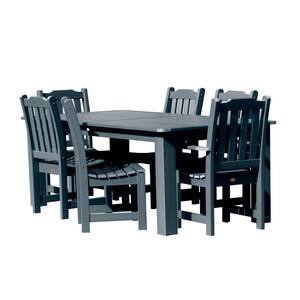 Highwood Lehigh Federal Blue Plastic Outdoor Rocking Chair AD-RKCH1-FBE