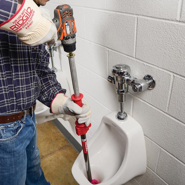 RIDGID K-1 Hybrid Ultra Flexible Urinal Auger with 4 ft. Snake and