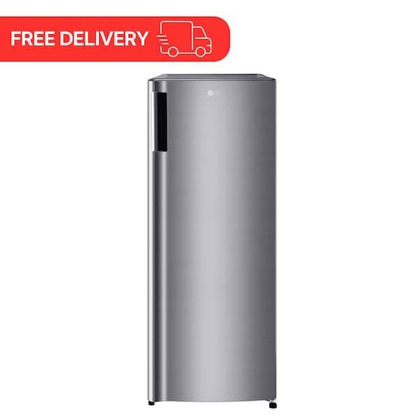 20 in. W. 6 cu. ft. Single Door Upright Freezer with Direct Cooling in Platinum Silver