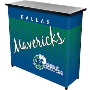 Dallas Mavericks Hardwood Classics Blue 36 in. Portable Bar