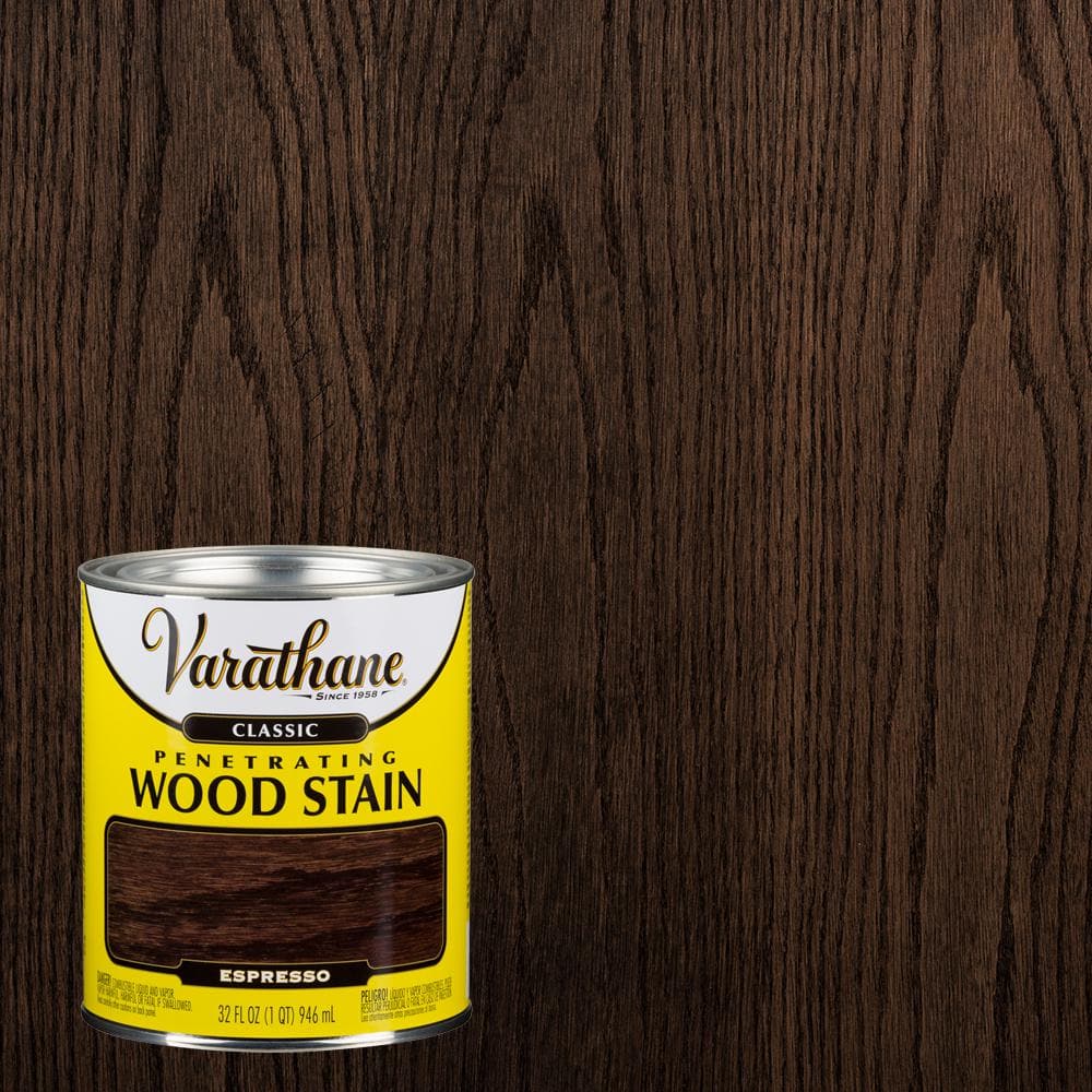 Varathane 1 Qt. Ebony Premium Fast Dry Interior Wood Stain (2-Pack)