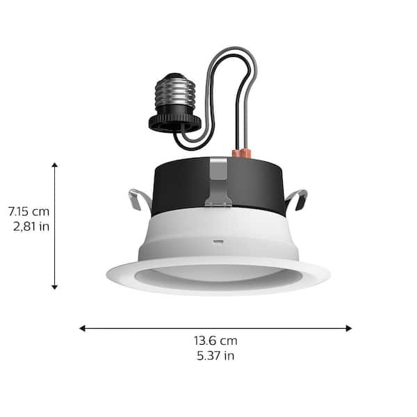 Philips Hue 4 in. LED Color Changing Smart Recessed High Lumen