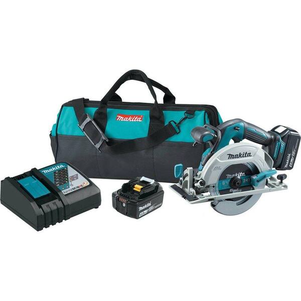 Makita 18-Volt LXT Lithium-Ion Brushless 6-1/2 in. Cordless Circular Saw Kit