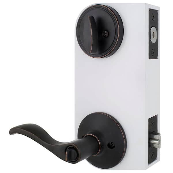Defiant - Naples Aged Bronze Combo Pack with Single Cylinder Deadbolt