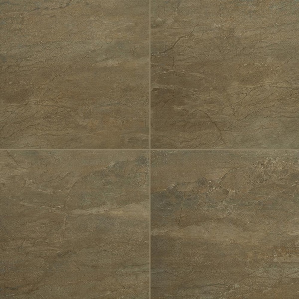 Craftsman Rye Brown 24 in x 24 in Porcelain Floor Tile (15.58 sq. ft./ Case)