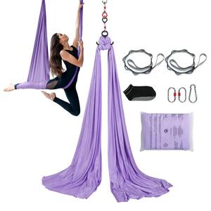 VEVOR Aerial Silk & Yoga Swing, 11 Yards, Aerial Yoga Hammock Kit