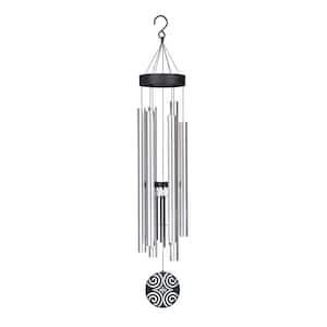 Precision-Tuned Majestic 42 in. Aluminum and Steel Double Wind Chime