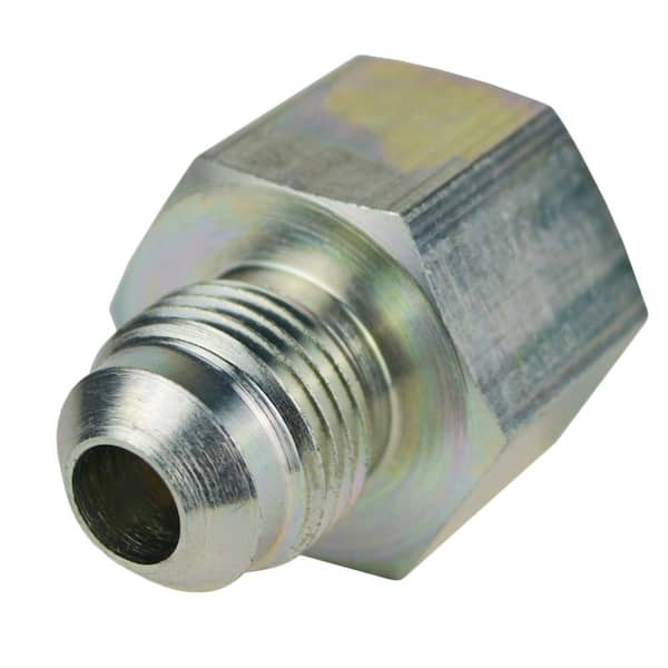 Everbilt 3/8 in. O.D. Flare x 1/2 in. FIP Steel Gas Fitting