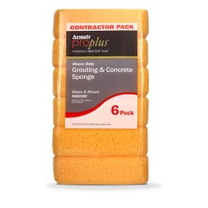 Heavy Duty Grouting and Concrete Sponge 6ct (Case of 24)