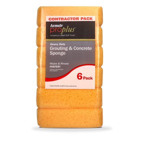 Armaly ProPlus Heavy Duty Grouting and Concrete Sponge 6ct (Case of 24)