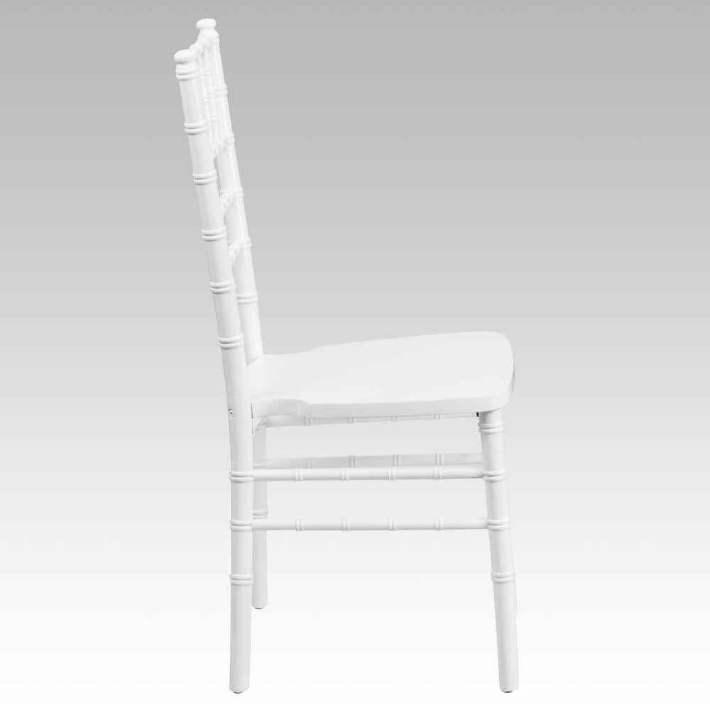 Elegant White Wood Chiavari Banquet Chair