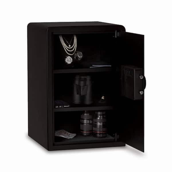 Home and Office 1.98 cu. ft. Security Vault with Electronic Lock and 2-Shelves, Matte Black